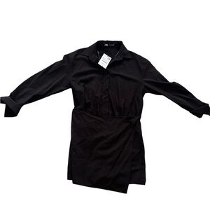 ZARA Dark Brown mini skirt like dress
